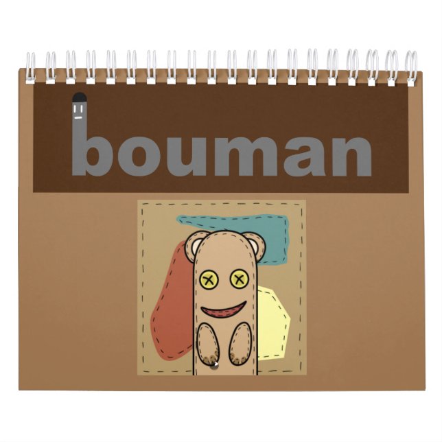bouman stuffed toy series kalender (Omslag)