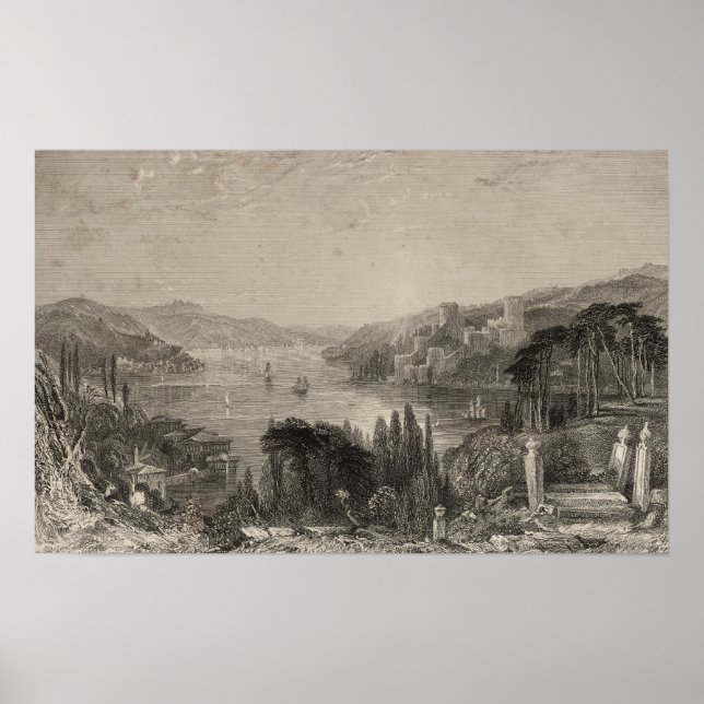 Boumeli Hissar, eller Europas slott Poster (Framsidan)