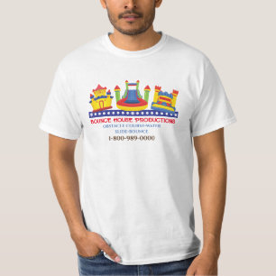 BOUNCE BOUNCY HOUSE FÖDELSEDAGSFEST Your Business T Shirt