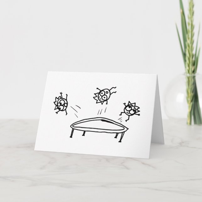 Bouncing Mathbär Kort (Framsida)