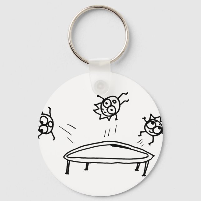 Bouncing Mathbär Nyckelring (Framsida)