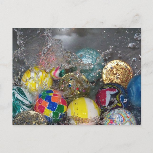 Bouncy boll vycard vykort (Framsida)