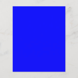 Bouncy Bright Blue Färg Flygblad