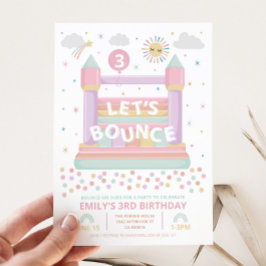 Bouncy Castle Birthday-inbjudan Inbjudningar