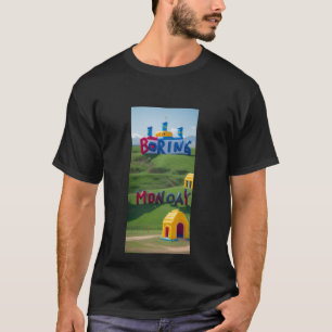 Bouncy Castle Boring måndag T Shirt