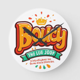 Bouncy Krona Rund Klocka