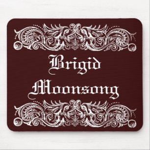 Bound Monsters White Print Mousepad Musmatta