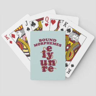 Bound Morphemes Phonics Teaching English Casinokort