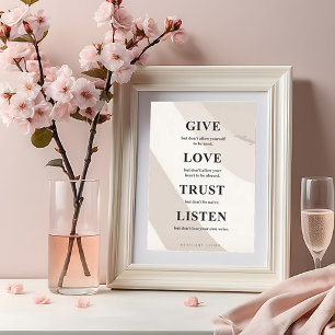 BOUNDARIES A Poster till Inspire och motivera dig