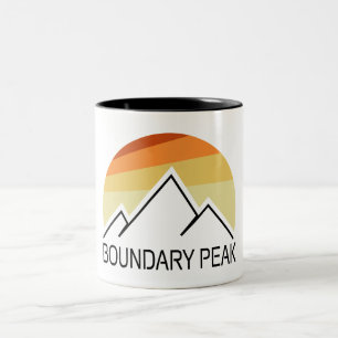 Boundary Peak Nevada Retro Två-Tonad Mugg