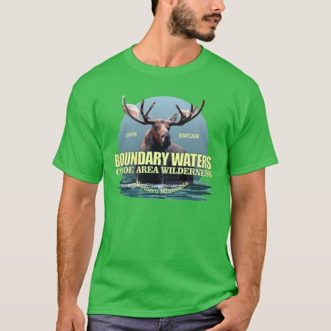 Boundary Vatten CAW moose T Shirt (Framsida)