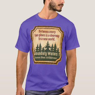 Boundary Waters Canoe Area Wilderness s UUU  T Shirt