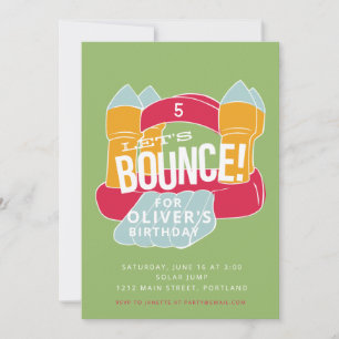 Bounderhusets födelsedagsfest-design inbjudningar