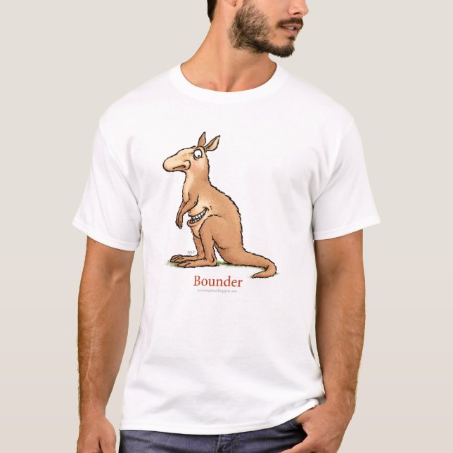Bounderkänguruskjorta Tee Shirt (Framsida)