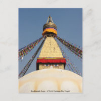 Boundhanath Stupa - en världsarvplats i Nepal