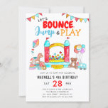 Bounds Jump Play Kids Trampoline Park Birthday Inbjudningar<br><div class="desc">Bjuddagsinbjudan</div>