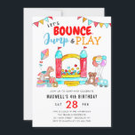 Bounds Jump Play Kids Trampoline Park Birthday Inbjudningar<br><div class="desc">Bjuddagsinbjudan</div>