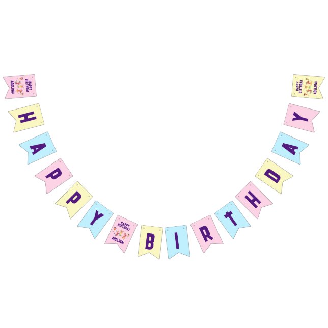 Bouni House Jump Play Gymnastics Barns födelsedag Vimplar (Alla)