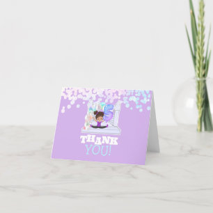 Bounshus Jump Femte födelsedag Tack Kort