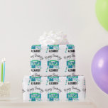Bounshus Jumping Castle Birthday Namn Kids Boy Presentpapper<br><div class="desc">En söt blå och grönt som hoppar slott och boll mönster. Ett hand plockade-studsar hoppar över party boll ungarnas tema. En underbar för barn för både flickor och pojkar som kärlek ska spela,  hoppa och ha roligt. En perfekt som är utformad för barns sovrumsdekoration,  personliger och dekorationer för födelsedagsfest.</div>