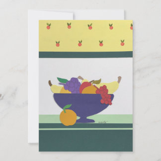Bountiful Fruit Collage Tack Kort