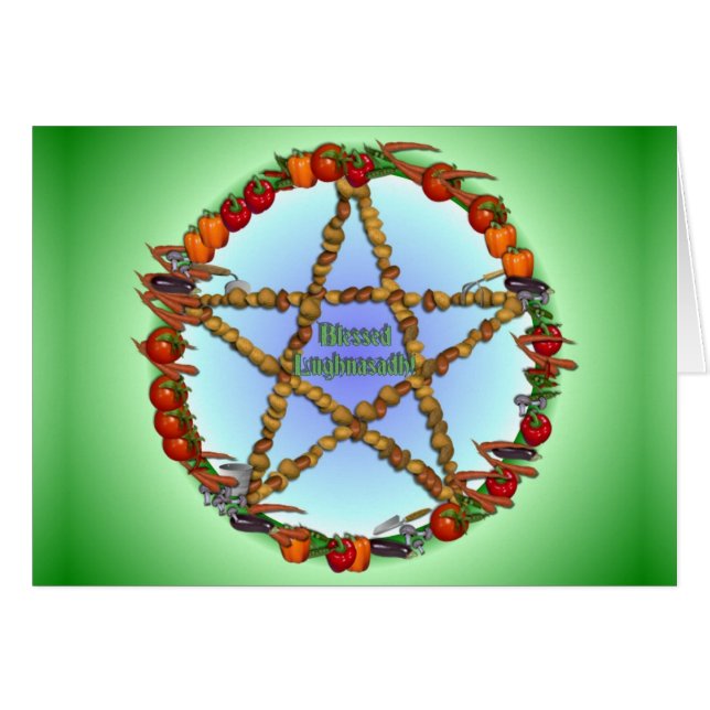 Bountiful Harvest Hälsningskort (Framsidan Horizontal)