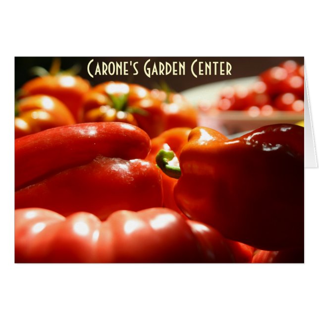 Bountiful Harvest Hälsningskort (Framsidan Horizontal)