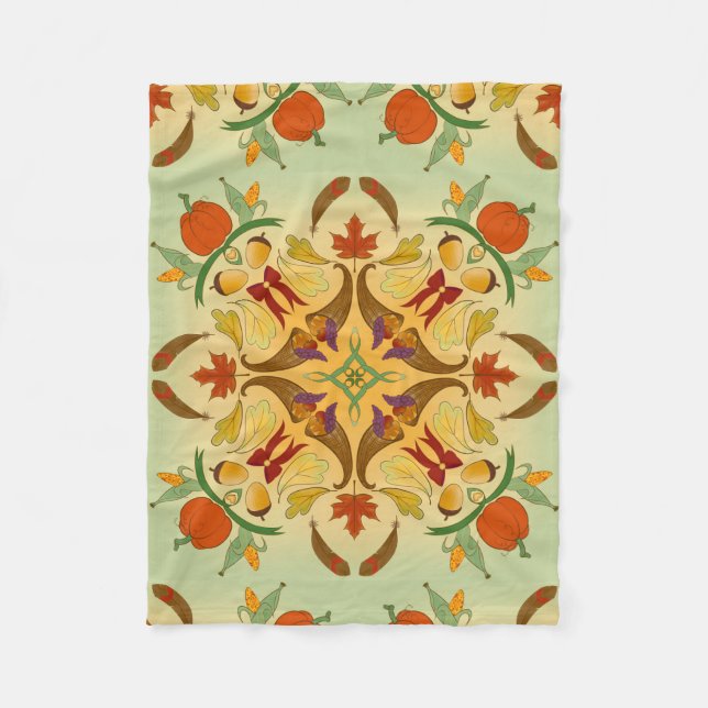 Bountiful Harvest Radial Art Fleecefilt (Framsidan)