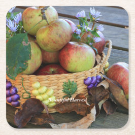 Bountiful skörd underlägg papper kvadrat