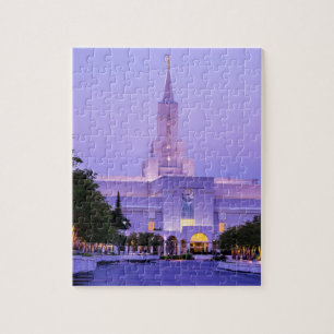 Bountiful soluppgång för LDS-Mormontempel - Utah Pussel