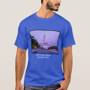 Bountiful soluppgång för LDS-Mormontempel - Utah T Shirt