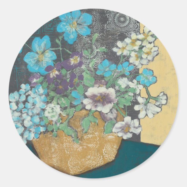 Bountiful Vår I Runt Klistermärke (Framsida)