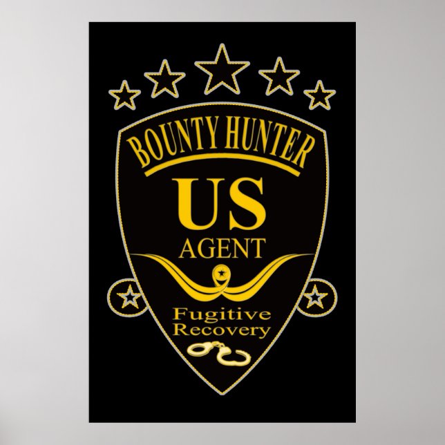 Bounty Hunter Agent Poster (Framsidan)