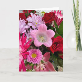 Bouquet-anteckningskort (vardag)  inbjudan