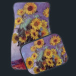 Bouquet av solblommor av Claude Monet, Vintage Art Bilmatta<br><div class="desc">Bouquet of Sunblommor (1881) av Claude Monet är en vintage blommigt för bra konst som fortfarande är livmålning. Gult blommar från trädgården. En bukett av sommarsäsongssolrosor i vas. Om konstnären: Claude Monet (1840-1926) var en av grundarna av den Fransk målningsrörelsen och de flesta av hans målningar var "en plein luft"...</div>
