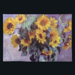 Bouquet av solblommor av Claude Monet, Vintage Art Bordstablett<br><div class="desc">Bouquet of Sunblommor (1881) av Claude Monet är en vintage blommigt för bra konst som fortfarande är livmålning. Gult blommar från trädgården. En bukett av sommarsäsongssolrosor i vas. Om konstnären: Claude Monet (1840-1926) var en av grundarna av den Fransk målningsrörelsen och de flesta av hans målningar var "en plein luft"...</div>