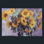 Bouquet av solblommor av Claude Monet, Vintage Art Bordstablett<br><div class="desc">Bouquet of Sunblommor (1881) av Claude Monet är en vintage blommigt för bra konst som fortfarande är livmålning. Gult blommar från trädgården. En bukett av sommarsäsongssolrosor i vas. Om konstnären: Claude Monet (1840-1926) var en av grundarna av den Fransk målningsrörelsen och de flesta av hans målningar var "en plein luft"...</div>