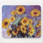 Bouquet av solblommor av Claude Monet, Vintage Art Musmatta<br><div class="desc">Bouquet of Sunblommor (1881) av Claude Monet är en vintage blommigt för bra konst som fortfarande är livmålning. Gult blommar från trädgården. En bukett av sommarsäsongssolrosor i vas. Om konstnären: Claude Monet (1840-1926) var en av grundarna av den Fransk målningsrörelsen och de flesta av hans målningar var "en plein luft"...</div>