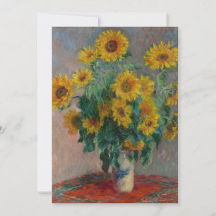 Bouquet av solblommor Claude Monet
