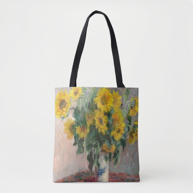 Bouquet av solblommor tygkasse (Framsida)