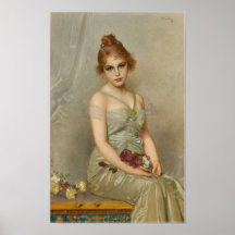 Bouquet av Vittorio Matteo Corcos