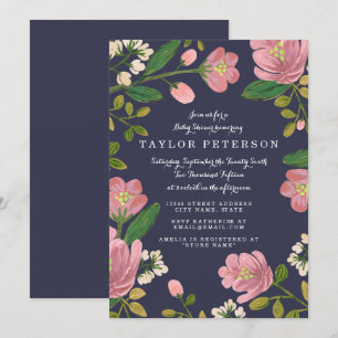  Bouquet Baby Shower Inbjudningar