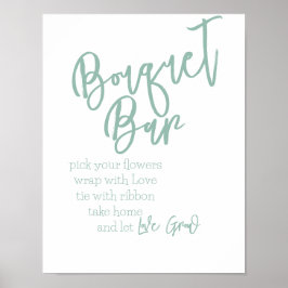 Bouquet Bar-affisch Poster