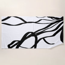 Bouquet Blanc: Abstrakt White & Black