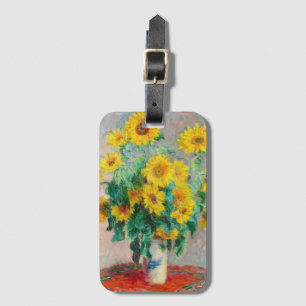 Bouquet-blomman Claude Monet Bagagebricka