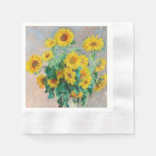Bouquet-blomman Claude Monet Pappersservett