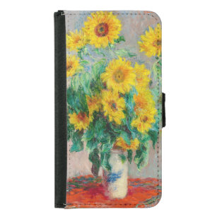 Bouquet-blomman Claude Monet Plånboksfodral För Samsung Galaxy S5