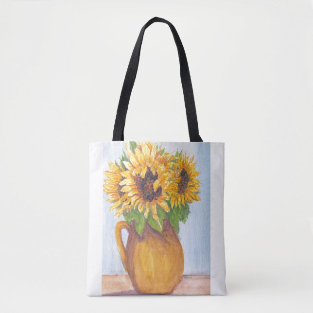 Bouquet-blommor Totebag Tygkasse (Framsida)