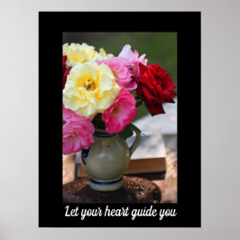 Bouquet Colorful Ro Poster