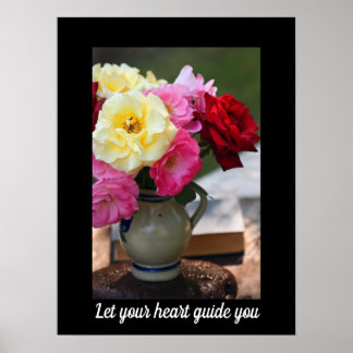 Bouquet Colorful Ro Poster